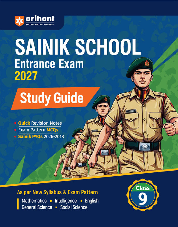 Combo of AISSEE Sainik School Class 9 Entrance Exam 2027 | Study Guide, 15 Practice Sets with Solved Paper 2026 & 10 Solved Papers (2026- 2017) | With Free Everyday Vocabulary | English Medium