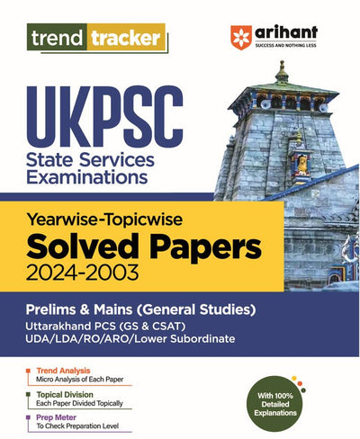 Trend Tracker UKPSC (State Service Examination) Yearwise Topicwise Solved Paper 2024-2003