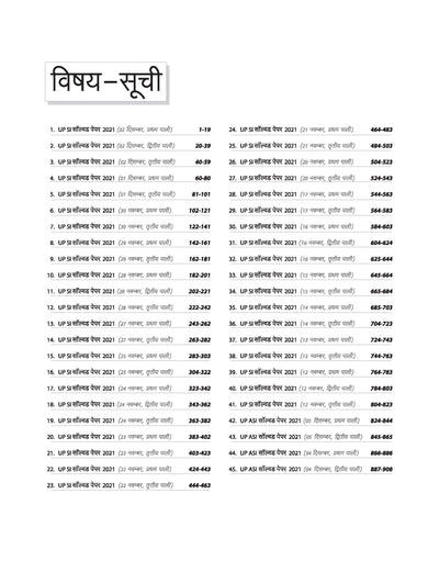 UP Police Sub-Inspector (SI) Exam 2025 | 45 Solved Paper with 100% DetailedSolutions | Hindi Medium