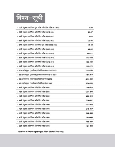 71st BPSC 2025 Prelims Exam | Yearwise - Topicwise Solved Paper (2024 -1992) | Hindi Medium