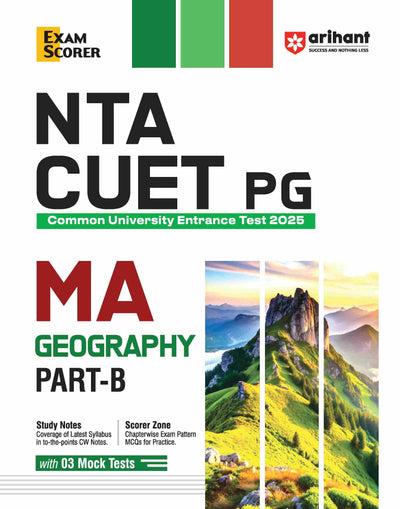 Exam Scorer NTA CUET PG MA Geography Part - B