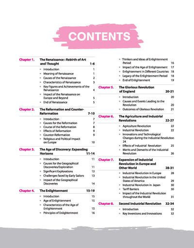 Ncert Notes World History Class (9-12) Old+New | 1st Edition | For UPSC and Other Competitive Exam | English Medium