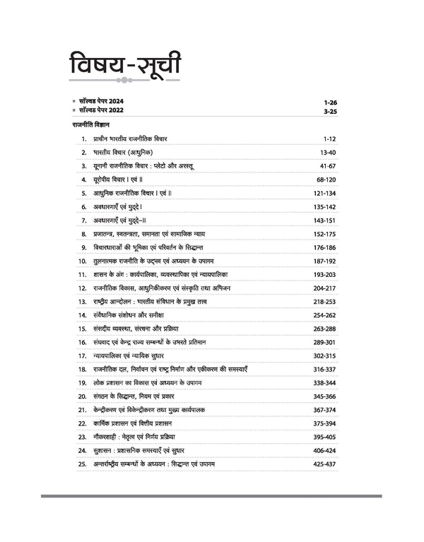 Madhya Pradesh Sahayak Adhyapak (Assistant Professor) (SET) Exam | Paper- 2 Poltical Science (Rajneeti Vigyan) | To The Point Theory, 3000+ Practice Questions and Solved Paper