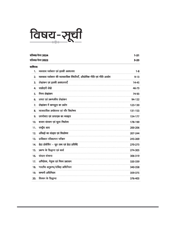 Madhya Pradesh Sahayak Adhyapak (Assistant Professor) (SET) Exam | Paper- 2 Commerce (Vanijya) | To The Point Theory, 3000+ Practice Questions and Solved Paper