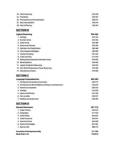 The Complete Reference Manual for CMAT (Common Management Admission Test) 2025