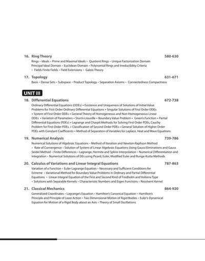 NTA CSIR UGC NET/SET/JRF & Lectureship 2025 - Study Guide Mathematical Sciences