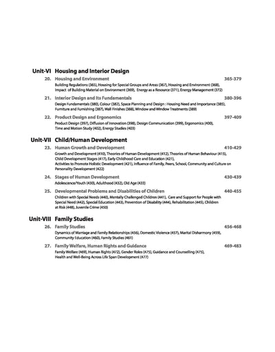NTA UGC NET /JRF/SET 2025 - Study Guide Home Science - Paper-2