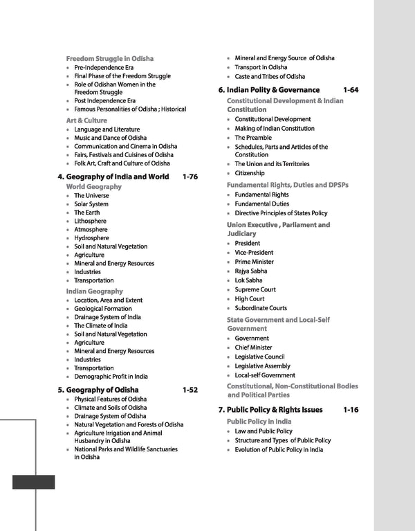 OPSC Prelims 2026 (Odisha Civil Services Exam) | General Studies (Paper 1) | Complete Notes with 5000+ MCQs | Solved Papers 2016–2025 | 5 Crack Sets & 2 Online Mock Tests | For Group A & B Services