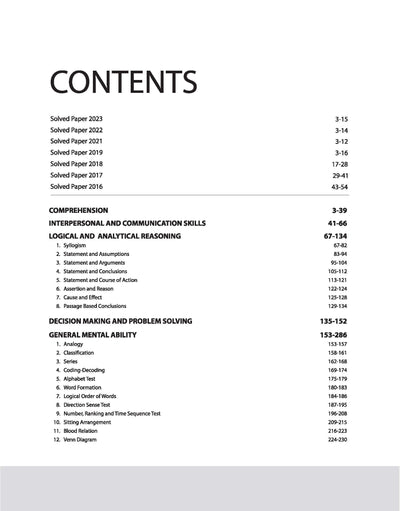 OPSC Pre Exam 2024 General Studies CSAT (Paper - 2 ) | English Medium