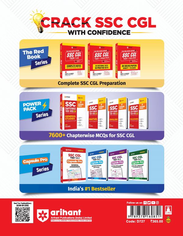 SSC CGL Tier-1 2026 Practice Book | 20 Sectional Tests & 25 Practice Sets | 3000+ Questions & Cheat Sheet | Digital + AI Connected 10 Mock Tests + FREE 1 Year Current Affairs