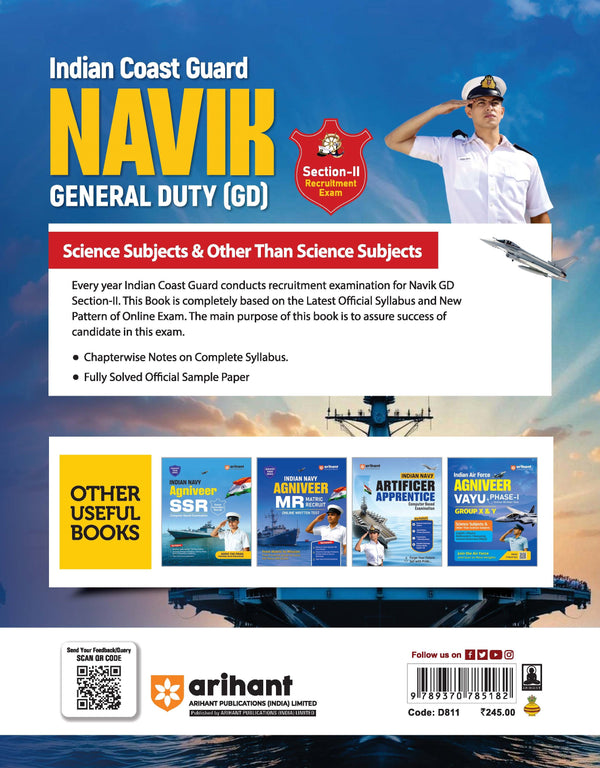 Indian Coast Guard Navik (GD) Section-2 Exam| Complete Syllabus Coverage, Chapterwise PYQs, Maths Formulas