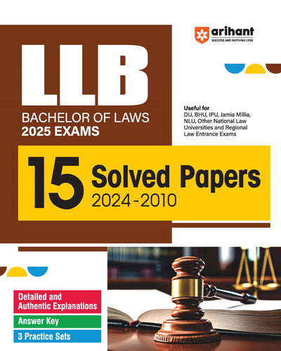 LLB Exam 2025 | 15 Solved Papers (2024-2010)