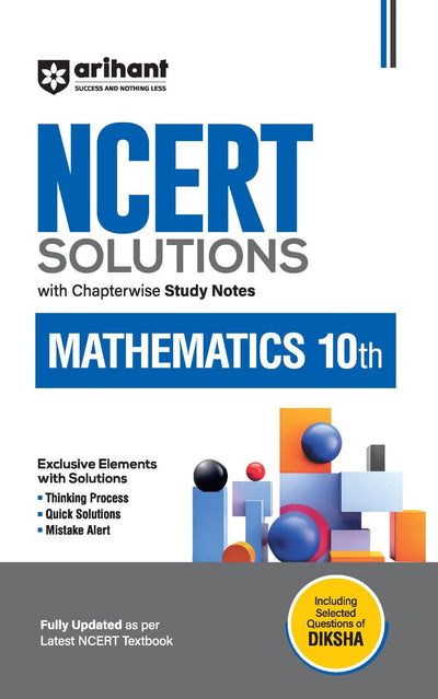 NCERT Solutions Mathematics Class 10th With Chapterwise Study Notes | English Medium