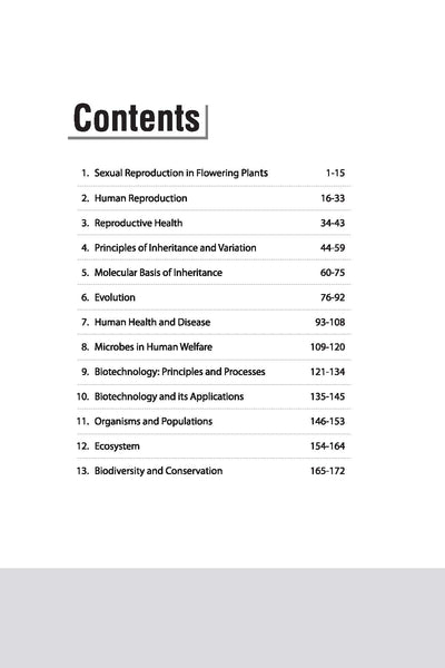 NCERT Solutions Biology Class 12th with Chapterwise Study Notes | English Medium