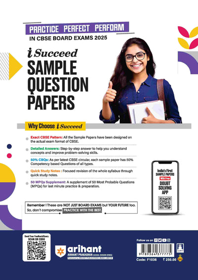 i-Succeed CBSE Social Science Class 10th | 15 Sample Question Papers | For CBSE Exams 2025