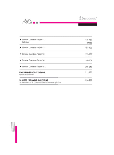 i-Succeed CBSE Physics Class 12th | 15 Sample Question Papers | For CBSE Exams 2025