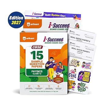 Combo of i-Succeed CBSE Class 12 Exam 2027 Sample Papers Series (Set of 5 Books) | PCM Stream: Physics, Chemistry, Maths, English Core & Hindi Kendrik | 15 SQPs, Colour-Coded Cheat Sheets, Toppers Copy & Super Power Kit | Latest 2026 Pattern