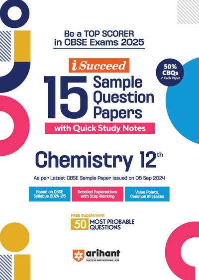 CBSE ISucceed Sample Question PapersChemistry Class 12th