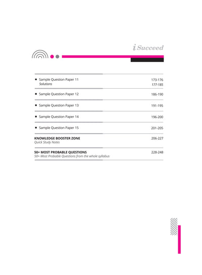 i-Succeed CBSE Mathematics Class 12th | 15 Sample Question Papers | For CBSE Exams 2025