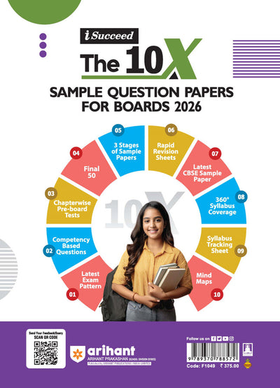 i-Succeed CBSE 2026 – Accountancy Class 12 | 15 Sample Question Papers | Rapid Revision Sheets | Mind Maps | Final 50 Most Probable Questions | As per Latest CBSE Sample Paper
