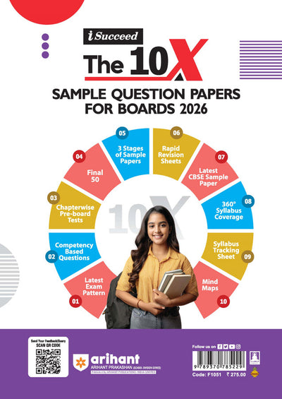 i-Succeed CBSE 2026 – Economics Class 12 | 15 Sample Question Papers | Rapid Revision Sheets | Mind Maps | Final 50 Most Probable Questions | As per Latest CBSE Sample Paper