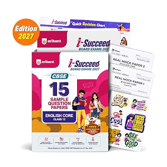 Combo of i-Succeed CBSE Class 12 Exam 2027 Sample Papers Series (Set of 5 Books) | PCM Stream: Physics, Chemistry, Maths, English Core & Hindi Kendrik | 15 SQPs, Colour-Coded Cheat Sheets, Toppers Copy & Super Power Kit | Latest 2026 Pattern