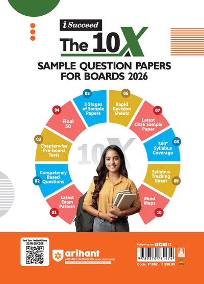i-Succeed CBSE 2026 – Information Practices Studies Class 12 | 15 Sample Question Papers | Rapid Revision Sheets | Mind Maps | Final 50 Most Probable Questions | As per Latest CBSE Sample Paper