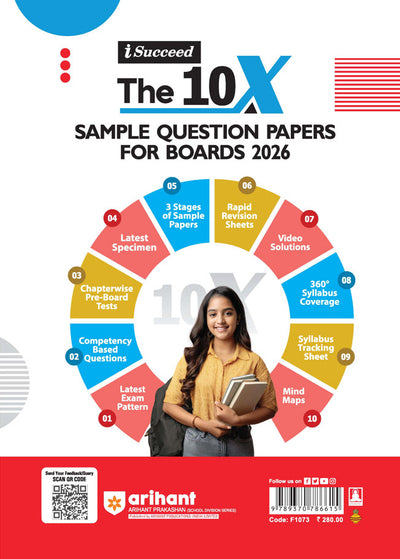 i-Succeed ICSE 2026 – Chemistry Class 10 | 15 Sample Papers | Based on Latest ICSE Syllabus | Includes Solved Specimen Paper, 2025 Board Paper & Council-style Answers