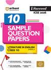 i-Succeed ICSE 2026 – Literature In English (Paper 2) Class 10 | 10 Sample Papers | Based on Latest ICSE Syllabus | Includes Solved Specimen Paper, 2025 Board Paper & Council-style Answers