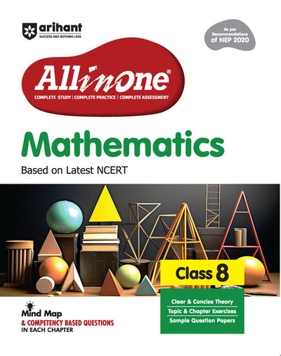 All In One CBSE Mathmatics Class 8th | For CBSE Exams 2026 | Based On Latest NCERT