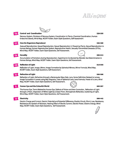 All in One Science Class 10 for CBSE Exam 2026-27 | NCERT Based Complete Theory, Practice Exercises, CBQs, A-R, Sample Papers & Mind Maps | Revised Edition as per Latest Syllabus