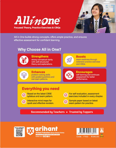 All in One Applied Mathematics Class 12 for CBSE Exam 2026-27 | NCERT Based Complete Theory, Practice Exercises, CBQs, A-R, Sample Papers & Mind Maps | Revised Edition as per Latest Syllabus