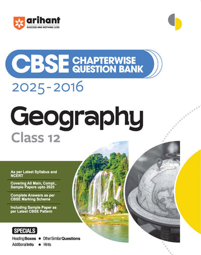 CBSE Class 12th Geography| Chapterwise-Question Bank (2025 - 2016) | Heading Boxes, Other Similar Questions, Additional Info & Hints | English Medium