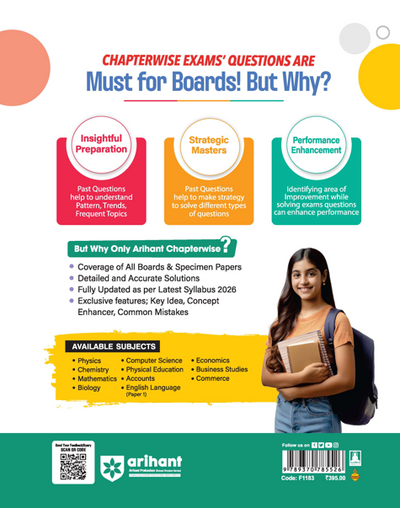 ISC Accounts Class 12 Exam | 25 Years (2005-2001) Chapterwise Question Bank | Key Idea, Concept Enhancer | 3 Sample Question Papers