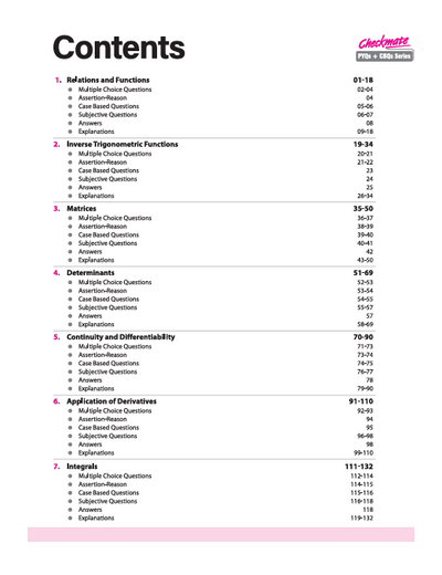 Checkmate CBSE Class 12 Mathematics Competency Based Questions (CBQs) | Updated Edition 2026