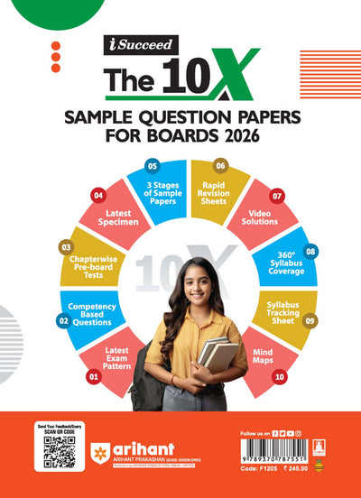 i-Succeed CBSE 2026— Social Science (Samajik Vigyan) Class 10| 15 Sample Question Papers | Rapid Revision Sheets | 3 Stages of Sample Papers | Fully Solved Board Paper 2025 | Based on Latest CBSE Sample Paper