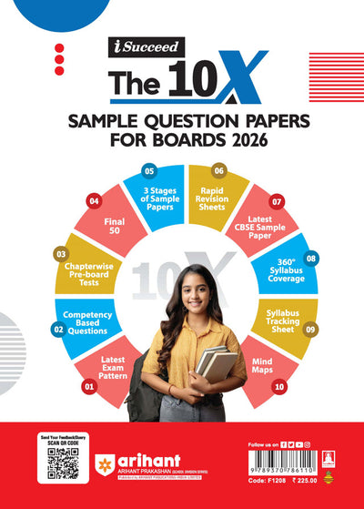 i-Succeed CBSE 2026 –Science Class 9 | 10 Sample Question Papers | Rapid Revision Sheets | Mind Maps | Answers According to Marking Scheme | As per Latest CBSE Sample Paper