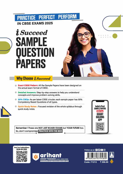 i-Succeed CBSE Information Technology Class 9th | 10 Sample Question Papers | For CBSE Exams 2025