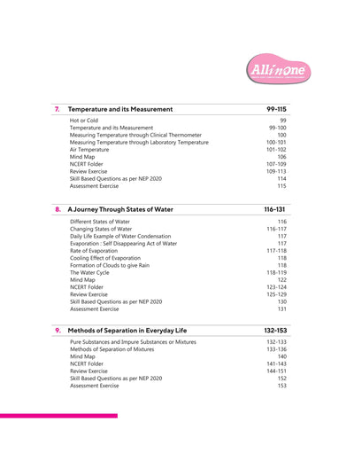 All In One Science Class 6th | Based On NCERT