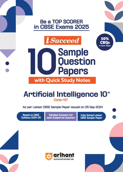 CBSE ISucceed Sample Question Papers Artifical Intelligence Class 12th