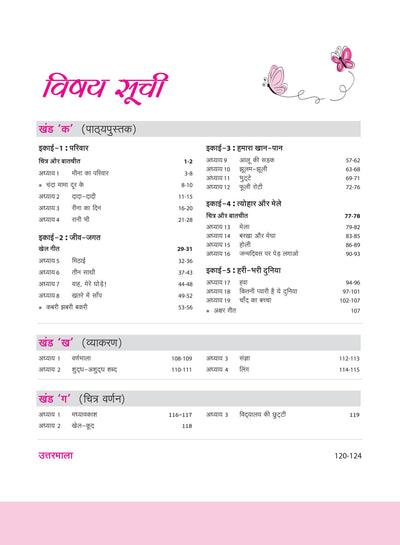 Hindi Workbook Sarangi (Class 1)| Based On NCERT Textbook