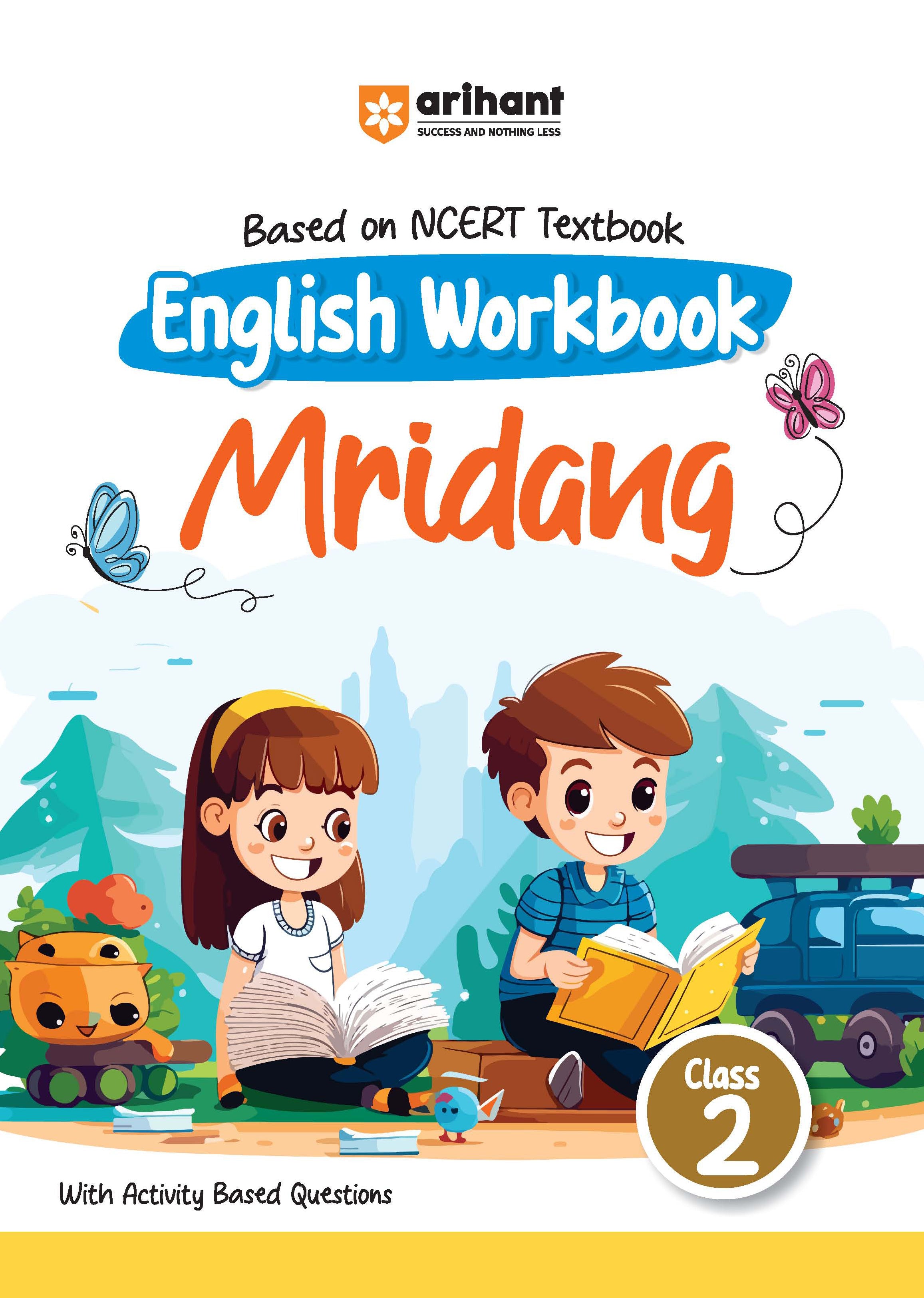 Class Workbook Mridang English Workbook Class 2 Based on NCERT Textbook – arihantbooks