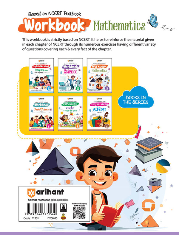 Buy Mathematics Workbook Class 8 Based on NCERT Textbook – arihantbooks