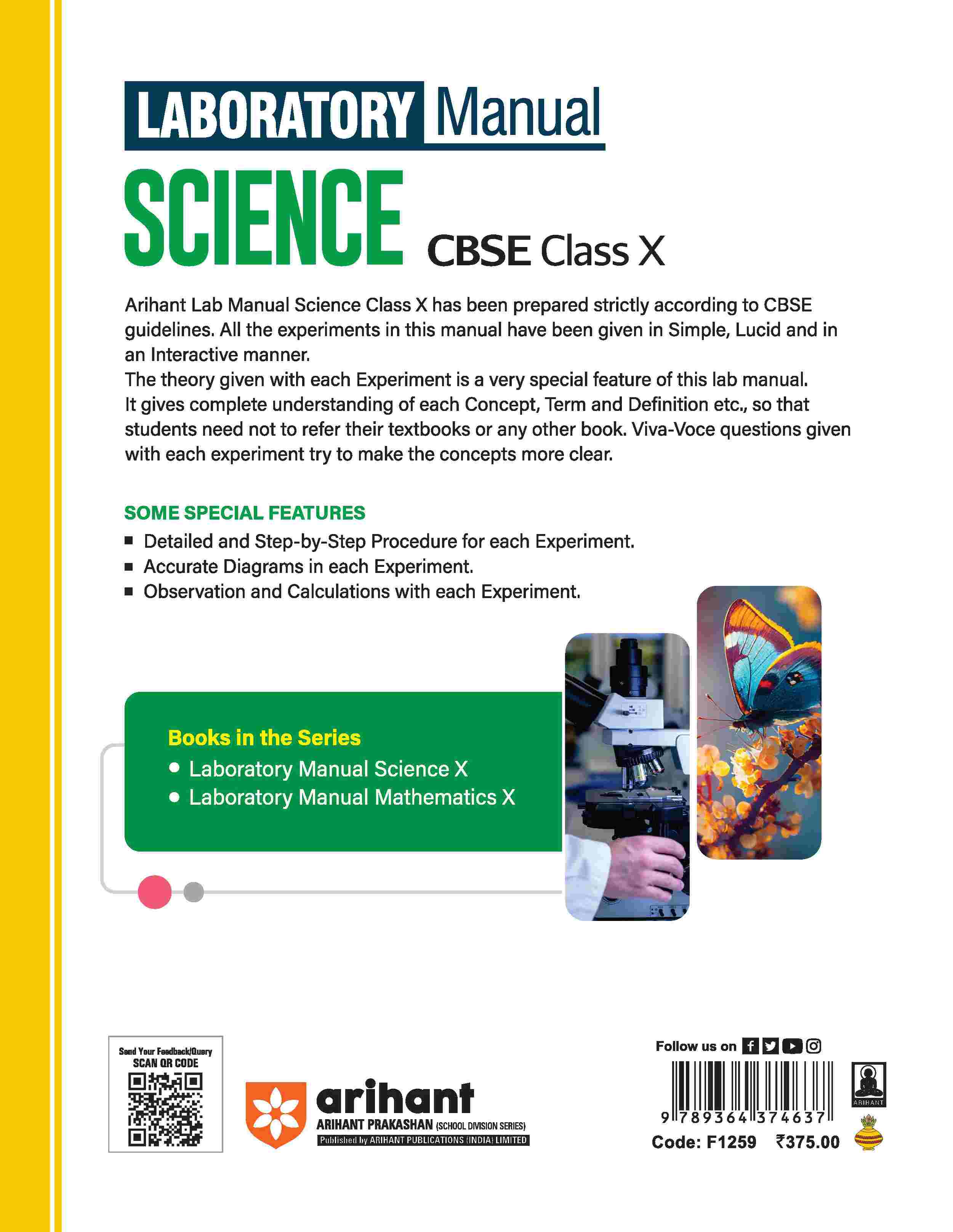Buy lab manual class 10 science CBSE Book – arihantbooks
