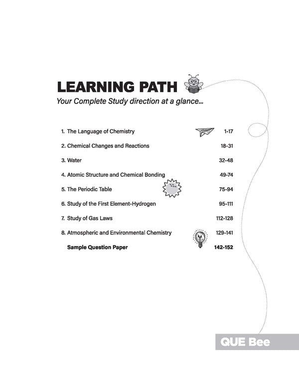 ICSE Chemistry Class 9 Exam Book | Quick Theory, Exam Pattern Questions & Sample Papers | As per Latest ICSE Syllabus | Que Bee 2nd Edition