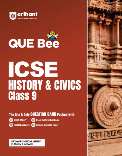 Combo of ICSE QUE Bee Class 10th Exam 2026 | Computer Application, English Lit, Geography. Hindi, History & Civics, English (9 &10)| With Free Map Skill Social Sciene Class 9th