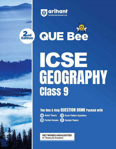 ICSE Geography Class 9 Exam Book | Quick Theory, Exam Pattern Questions & Sample Papers | As per Latest ICSE Syllabus | Que Bee 2nd Edition