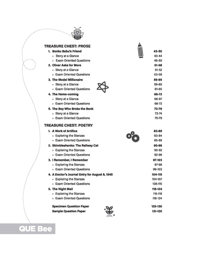 ICSE Literature in English (Paper 2) Class 9 Exam Book | Quick Theory, Exam Pattern Questions & Sample Papers | As per Latest ICSE Syllabus | Que Bee 2nd Edition