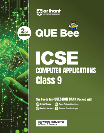 Combo of ICSE QUEE BEE Class 9 Exam 2027 | English Language (Paper I), Literature in English (Paper-2), Hindi, Computer Applications | As per Latest ICSE Syllabus | Que Bee 2nd Edition