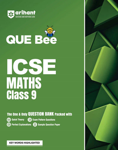 Combo of ICSE QUE Bee Class 9th Exam 2026| Bio, Chemistry, Computer Application, English Lit, Geography. Hindi, History & Civics, Maths, Physics & English (9 & 10) | With Free AIO Chemitry Class 9th